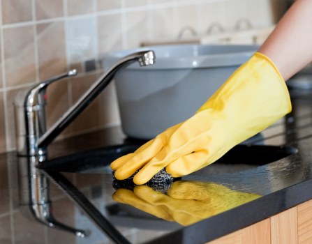 Worker-focused image representing ethical cleaning services and anti-slavery commitment
