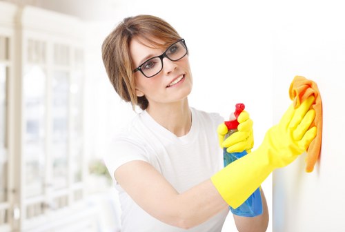Modern office cleaning in Twickenham with reception area maintenance