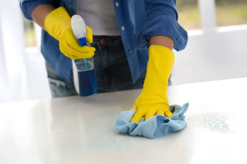 Twickenham cleaners preparing a spotless living room for a client